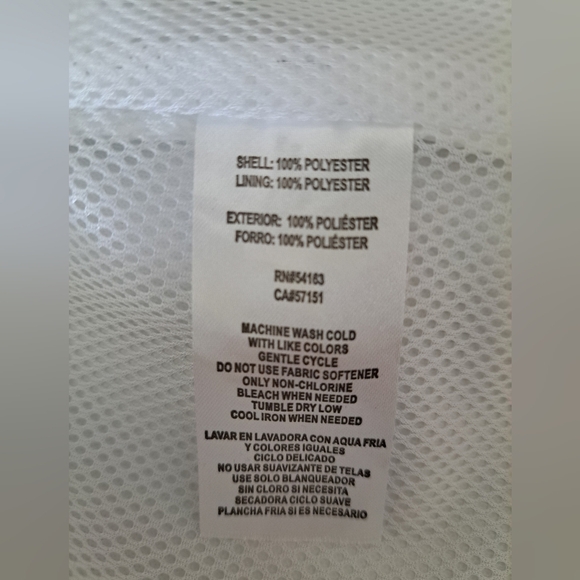 Tommy Hilfiger White Hooded Windbreaker Jacket
Size: Small - Picture 5 of 6